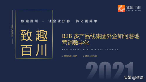 b2b多产品线集团外企如何落地营销数字化 报告